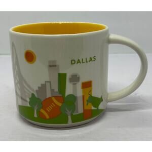 Starbucks Dallas 2015 You Are Here Collection Coffee Cup Mug 14oz YAH
